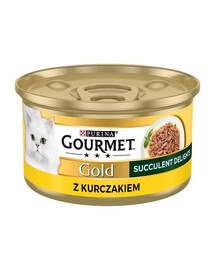 GOURMET Gold Adult Succulent Delights su vištiena 12x85g