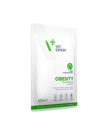 VET EXPERT Veterinary Diet Cat Obesity 100g drėgna dieta katėms, mažinanti antsvorį