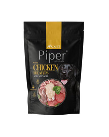 PIPER Animals su vištienos širdimis ir špinatais 500 g drėgnas maistas šunims