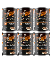 PURINA PRO PLAN Veterinary Diets Canine OM Obesity Management Mousse 6x400 g