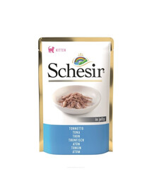 SCHESIR Tunų šlapias ėdalas kačiukams 12 x 85 g