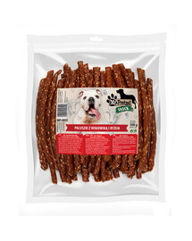MR. PRETZEL Jautienos ir ryžių lazdelės 500g skanėstas šunims