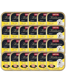 ANIMONDA Vom Feinsten Adult Kalakutienos ir sūrio 24 x 150 g paštetas šunims