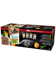SHEBA Nature’s Collection 4 x 40x85 g padažuose – visavertis šlapias maistas suaugusiems katėms, 3+1 NEMOKAMAI