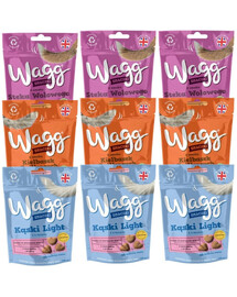 WAGG Mix skonių 9x125g skanėstai šunims
