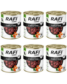 Rafi Classic su žvėriena 6x800 g drėgnas pašaras šunims.