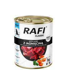RAFI Classic su aviena 800 g drėgnas maistas šunims