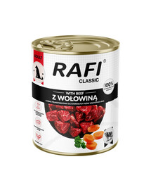 RAFI Classic su jautiena 800 g drėgnas maistas šunims