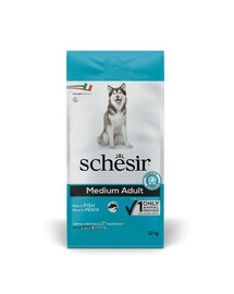 SCHESIR Original Medium Adult 12 kg sausas pašaras suaugusiems vidutinio dydžio veislių šunims
