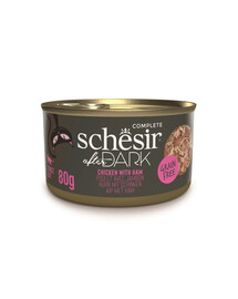 SCHESIR After Dark Vištiena su kumpiu sultinyje – 80 g šlapio maisto katėms