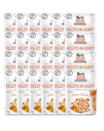 Care Fillets in gravy kurczak 24 x 85 g filety kurczaka w sosie