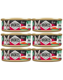 VOSKES Soup with Beef 6x50 g katėms skirta sriuba su jautiena
