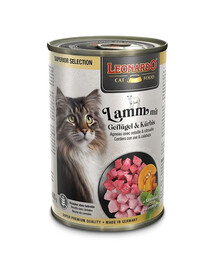 LEONARDO Superior Selection Aviena su paukštiena ir moliūgu 6x400 g