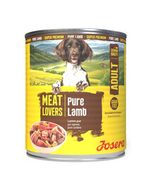 JOSERA Meat Lovers Pure Lamb 800 g ėrienos mėsa, šlapias šunų maistas