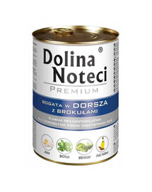 DOLINA NOTECI Premium Turtingas su Menke ir Brokoliais 12X400g