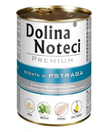 DOLINA NOTECI Premium su upėtakiu 12 × 400 g