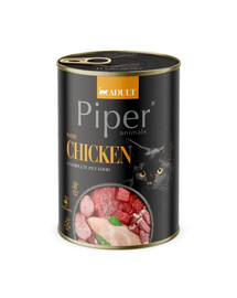 PIPER Animals Chicken 6x400 g su vištiena, drėgnas kačių maistas