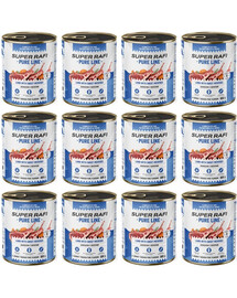 SUPER RAFI Pure Line Avienos ir batatų 12 x 800 g šlapias šunų maistas