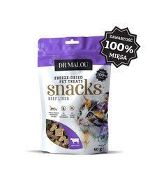 100% liofilizowana wątroba wołowa 50g przysmaki dla kotów