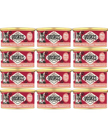 VOSKES Jelly Tuna with Salmon 12x85 g 100% Tunas su lašiša želatinoje, papildomas kačių maistas