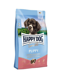 HAPPY DOG Sensible Puppy Lašiša ir bulvė 2x4 kg sausa maistas šuniukams