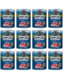 HAPPY HAPPY DOG Sensible Pure Germany jautiena, 12 x 400 g, drėgnas ėdalas šunimsDOG Sensible Pure Germany Wołowina 12x400 g karma mokra dla psów