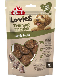 8IN1 Lovies Training Treats Lamb Bites 90g przysmak treningowy dla psa z jagnięciną i ryżem