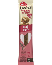 8IN1 Lovies Training Treats Beef Stick 15g przysmak treningowy dla psa kabanosy z wołowiny