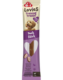 8IN1 Lovies Training Treats Duck Stick 15g przysmak treningowy dla psa kabanosy z kaczki