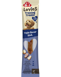 8IN1 Lovies Training Treats Triple Flavour Stick 15g przysmak treningowy dla psa