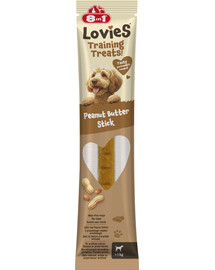 8IN1 Lovies Training Treats Peanut Butter Stick 15g przysmak treningowy dla psa z batatem i masłem orzechowym