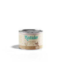 KATIDO Vištiena 200g drėgnas maistas katėms