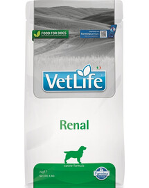 FARMINA Vet Life Renal Dog 2 kg šunų maistas, skirtas šunims, sergantiems inkstų ligomis + FARMINA Vet Life Dental Treat Renal Medium/Maxi 100 g (7 vnt) NEMOKAMAI!
