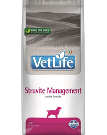 FARMINA Vet Life Struvite Management 12 kg maistas šunims, sergantiems šlapimo takų ligomis + FARMINA Vet Life Dental Treat Struvite Mini 60 g (7 vnt.) NEMOKAMAI!