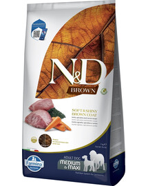 FARMINA N&D Ocean Dog Adult Medium & Maxi 12 kg su lašiša, menke, moliūgu ir kantalupos melionu + 2 x FARMINA N&D Quinoa Dental Treat Weight Management Medium/Maxi DOVANŲ!