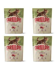 CARNILOVE True Fresh Cat Duck Sterilised 4x400 g kaczka, dla kotów po sterylizacji
