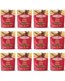 CARNILOVE Dog Crunchy Snack Ostrich 12x200g chrupiące przysmaki ze strusiem dla dorosłych psów