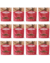 CARNILOVE Dog Crunchy Snack Wild Boar 12x200g chrupiące przysmaki z dzikiem dla dorosłych psów