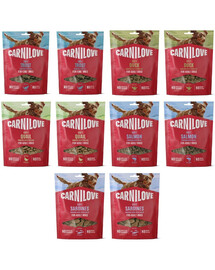 CARNILOVE Dog Soft Mix smaków 10x200g miękkie przysmaki dla dorosłych psów