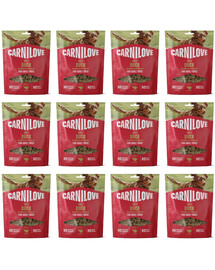 CARNILOVE Dog Soft Snack Duck 12x200g miękkie przysmaki z kaczką dla dorosłych psów
