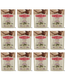 CARNILOVE Dog Freeze Dried Lamb 12x60g liofilizowane przysmaki z jagnięciną dla psów