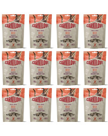 CARNILOVE Freeze-Dried Snack Cat Beef 12x40 g z wołowiną i kocimiętką, liofilizowane przysmaki dla kotów