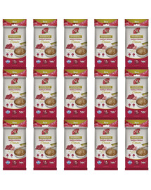 FARMINA N&D Quinoa Cat Hairball Cream Chicken and Tuna 15x60 g z kurczakiem i tuńczykiem, odkłaczający kremowy przysmak dla kotów
