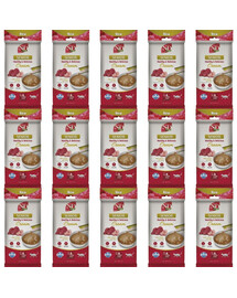FARMINA N&D Quinoa Cat Senior Cream Chicken and Tuna 15x60 g su vištiena ir tunu, kreminis skanėstas vyresniems katėms