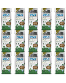 FARMINA Vet Life Cat Obesity Creamy 15x60 g su vištiena ir tunu, kreminė užkanda katėms su antsvoriu