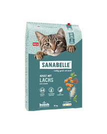 SANABELLE Classic Adult with Salmon 10 kg sucha karma z łososiem dla dorosłych kotów