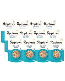 APPLAWS Kitten Tuna Fillet In Broth 12x50g tuńczyk w rosole mokra karma dla kociąt