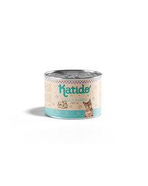 KATIDO Veršiena su triušiu 200g drėgnas maistas katėms