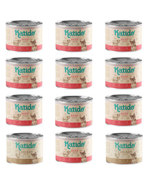 KATIDO su jautiena 12 × 200 g – drėgnas ėdalas katėms