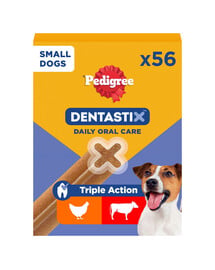DentaStix (małe rasy) przysmak dentystyczny dla psów 56 szt. - 8x110g